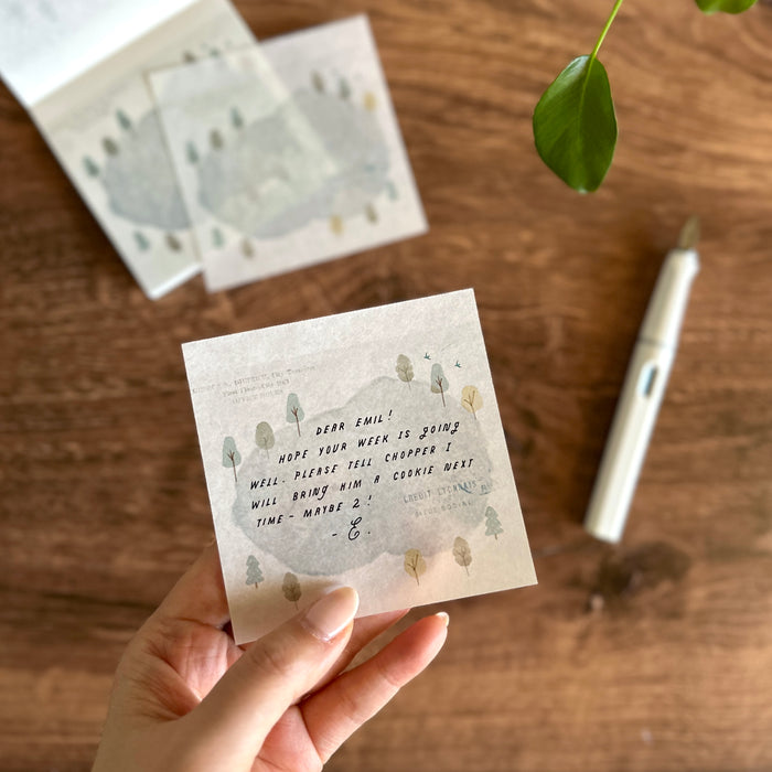 [Yohaku Memo Pad] Hiking