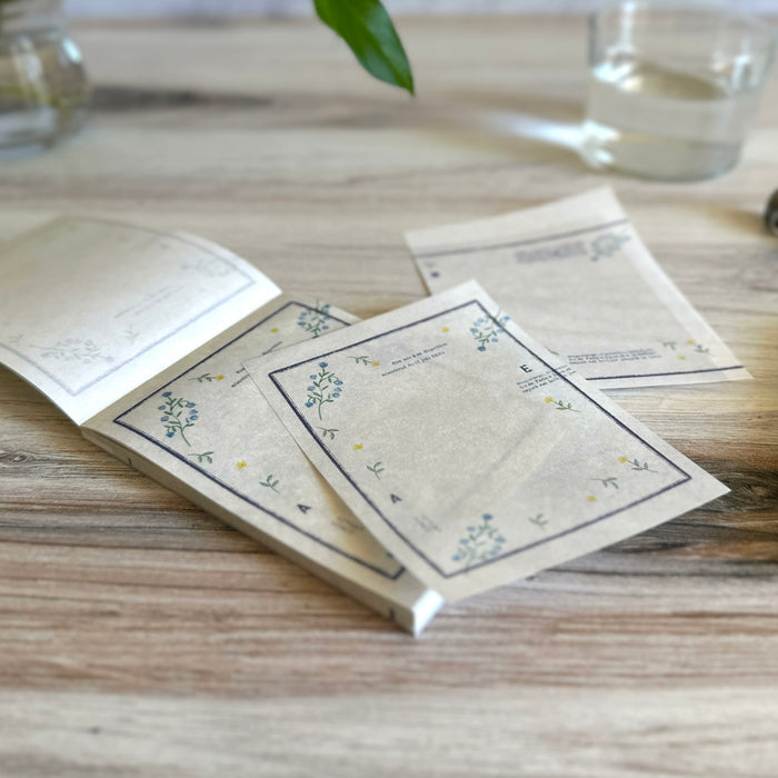 [Yohaku Memo Pad] Botanical Encyclopedia