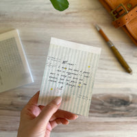 [Yohaku Memo Pad] Trail