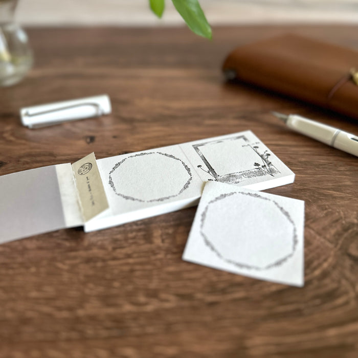 [Yohaku Letterpress Memo Pad] Collection