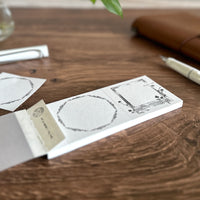 [Yohaku Letterpress Memo Pad] Collection