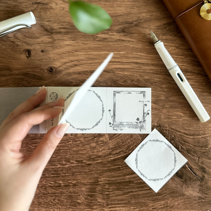 [Yohaku Letterpress Memo Pad] Collection