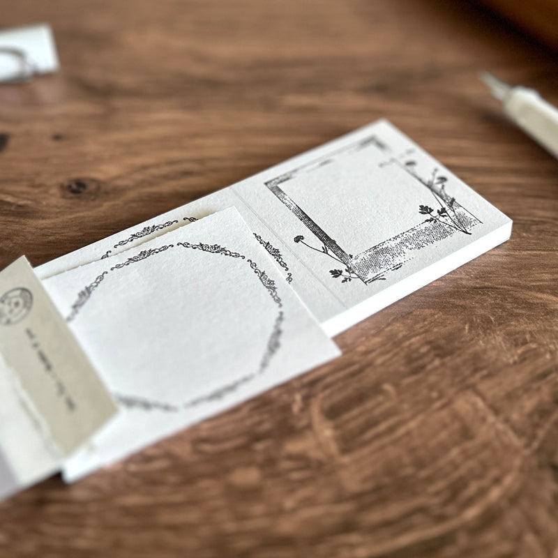 [Yohaku Letterpress Memo Pad] Collection