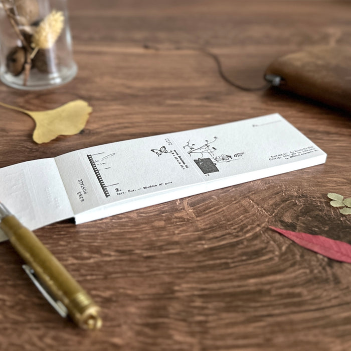 [Yohaku Letterpress Memo Pad] Nostalgy