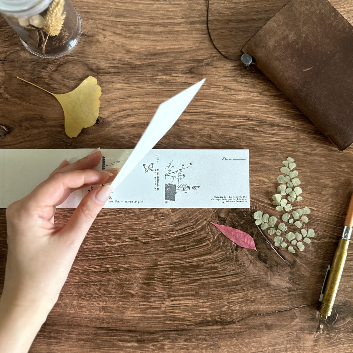 [Yohaku Letterpress Memo Pad] Nostalgy