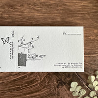 [Yohaku Letterpress Memo Pad] Nostalgy