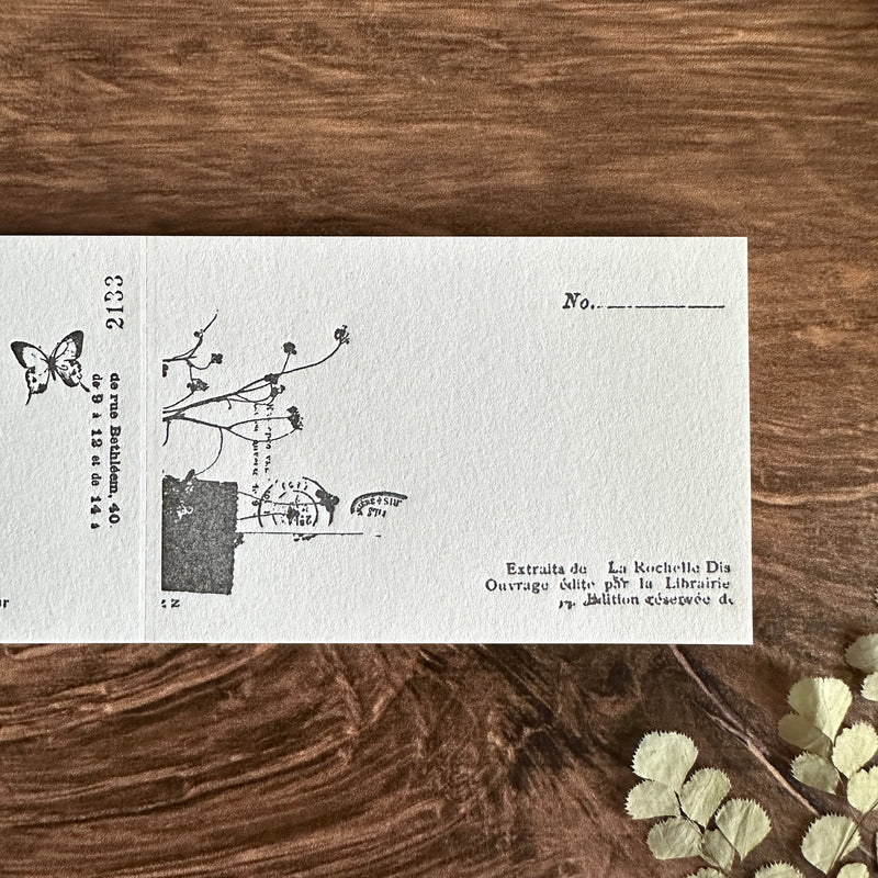 [Yohaku Letterpress Memo Pad] Nostalgy