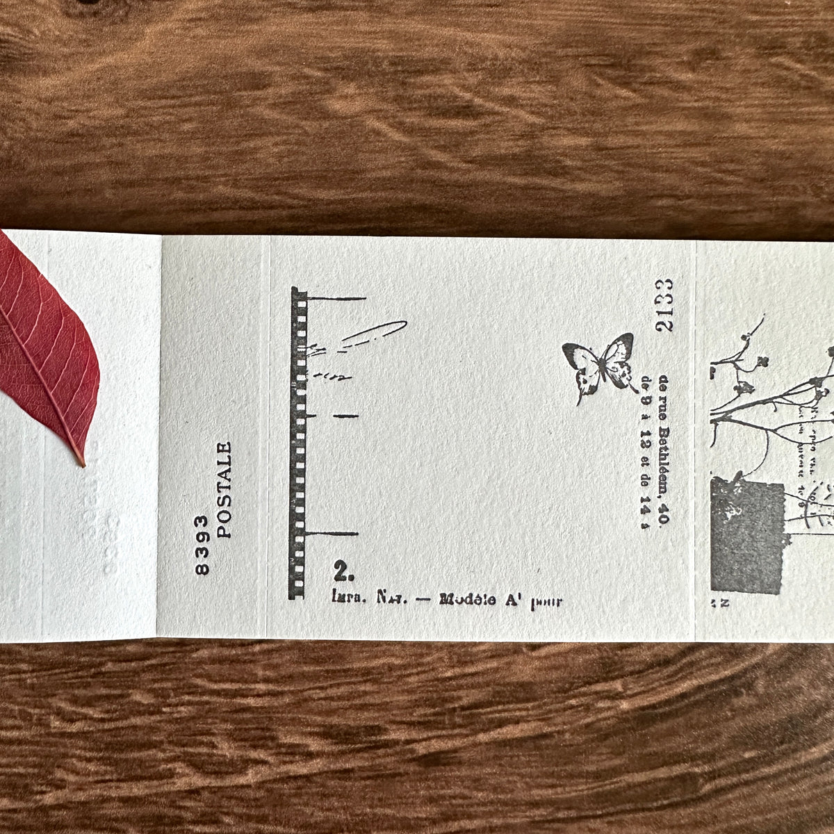 [Yohaku Letterpress Memo Pad] Nostalgy