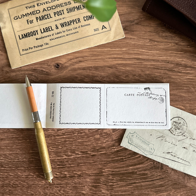[Yohaku Letterpress Memo Pad] Letter