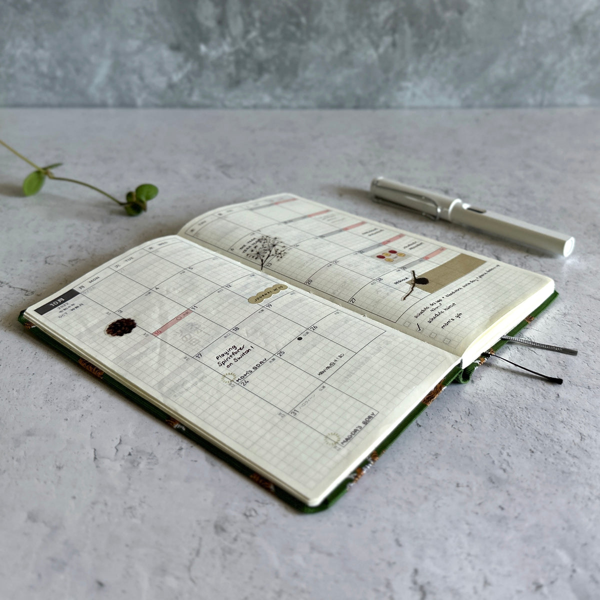 My week 3 hobonichi weeks 2024 planner set up! #journaling #sketchbook, Hobonichi Planner