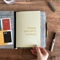 [Roterfaden] "Change is the Only Constant" Notebook (A5)