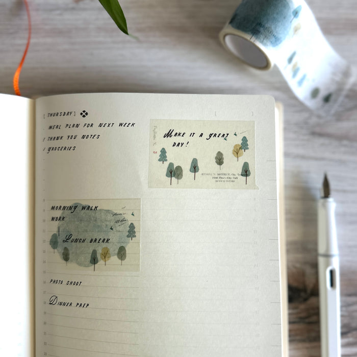 [Yohaku Roll Sticky Note] Hiking