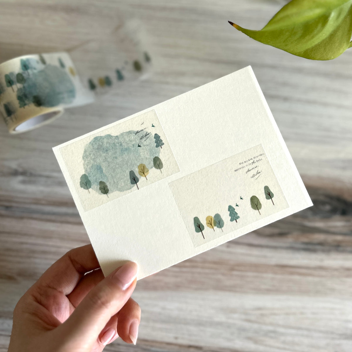 [Yohaku Roll Sticky Note] Hiking