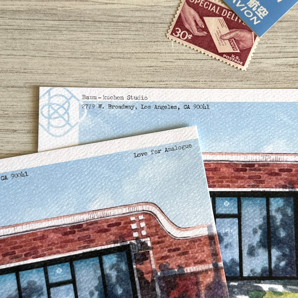 [BK Original Postcard] Baum-kuchen Eagle Rock