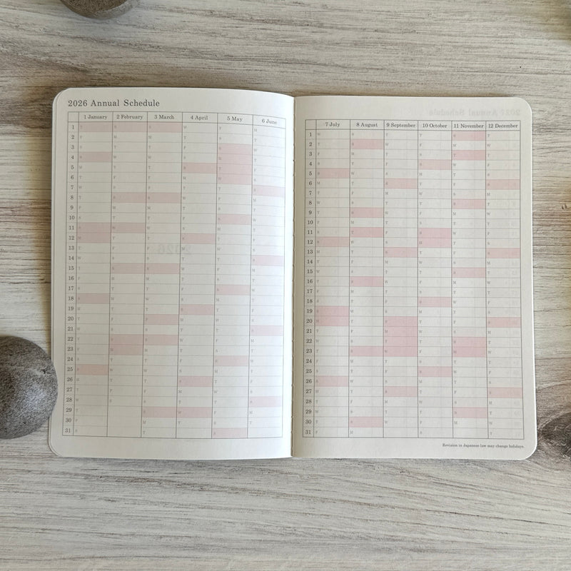 [Stalogy 2026] Monthly Diary (B6)