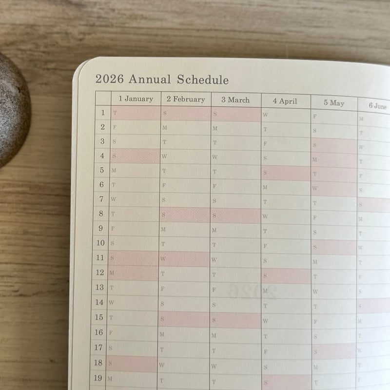 [Stalogy 2026] Monthly Diary (B6)