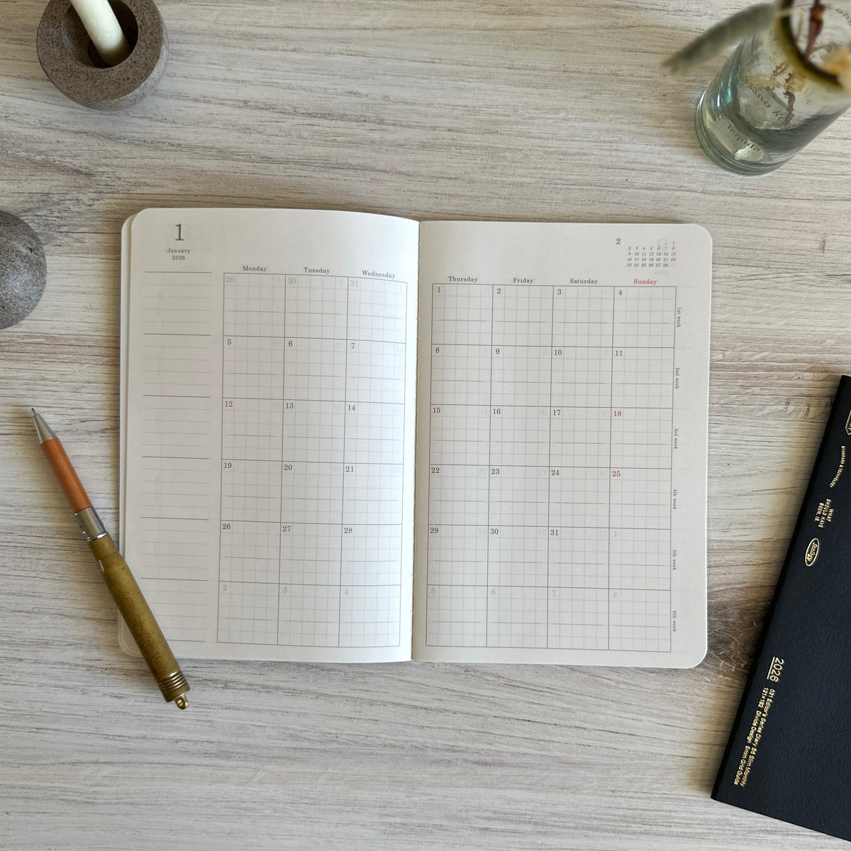 [Stalogy 2026] Monthly Diary (B6)