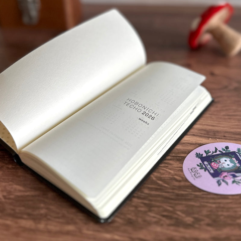 [Hobonichi 2026] Weeks // Yumi Kitagishi: White Cat’s Daily Life (English)