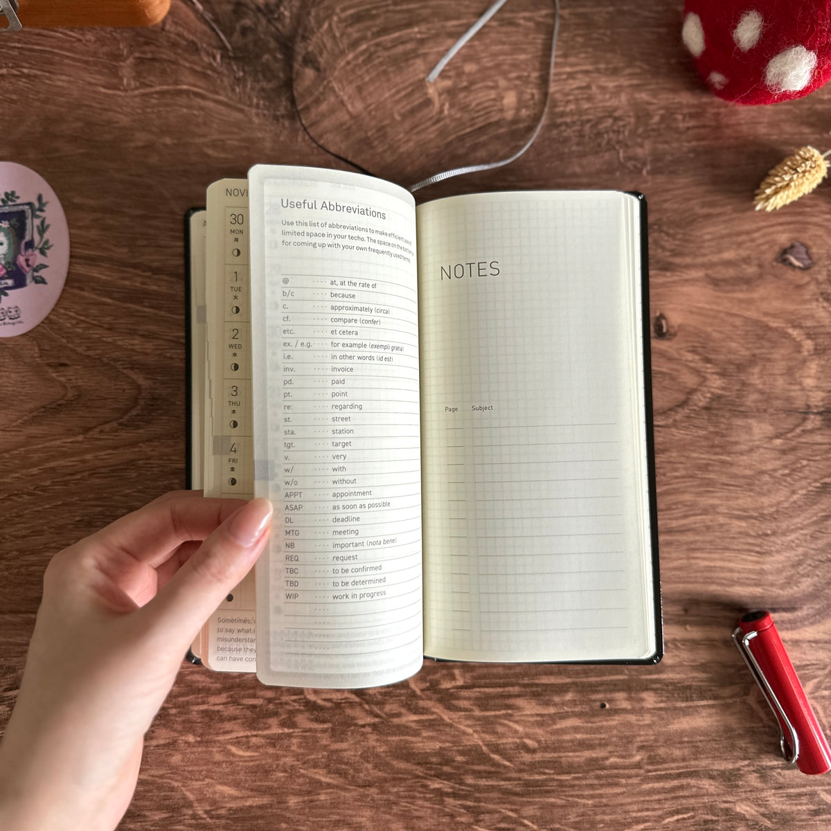 [Hobonichi 2026] Weeks // Yumi Kitagishi: White Cat’s Daily Life (English)