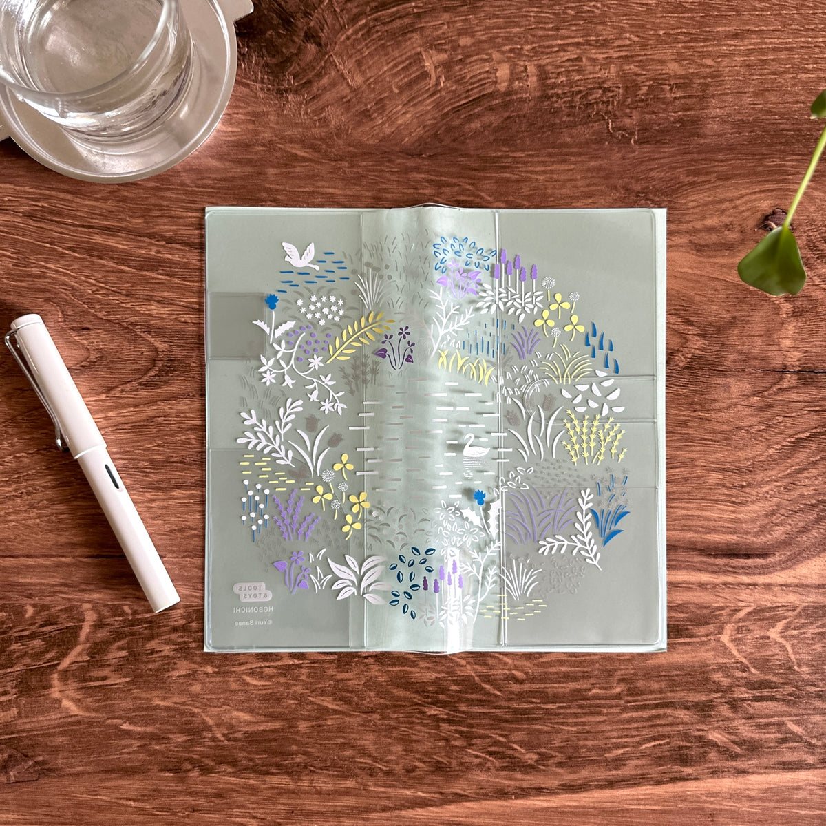 [Hobonichi] Yuri Sanae: Clear Cover for Weeks (Forest Lake)