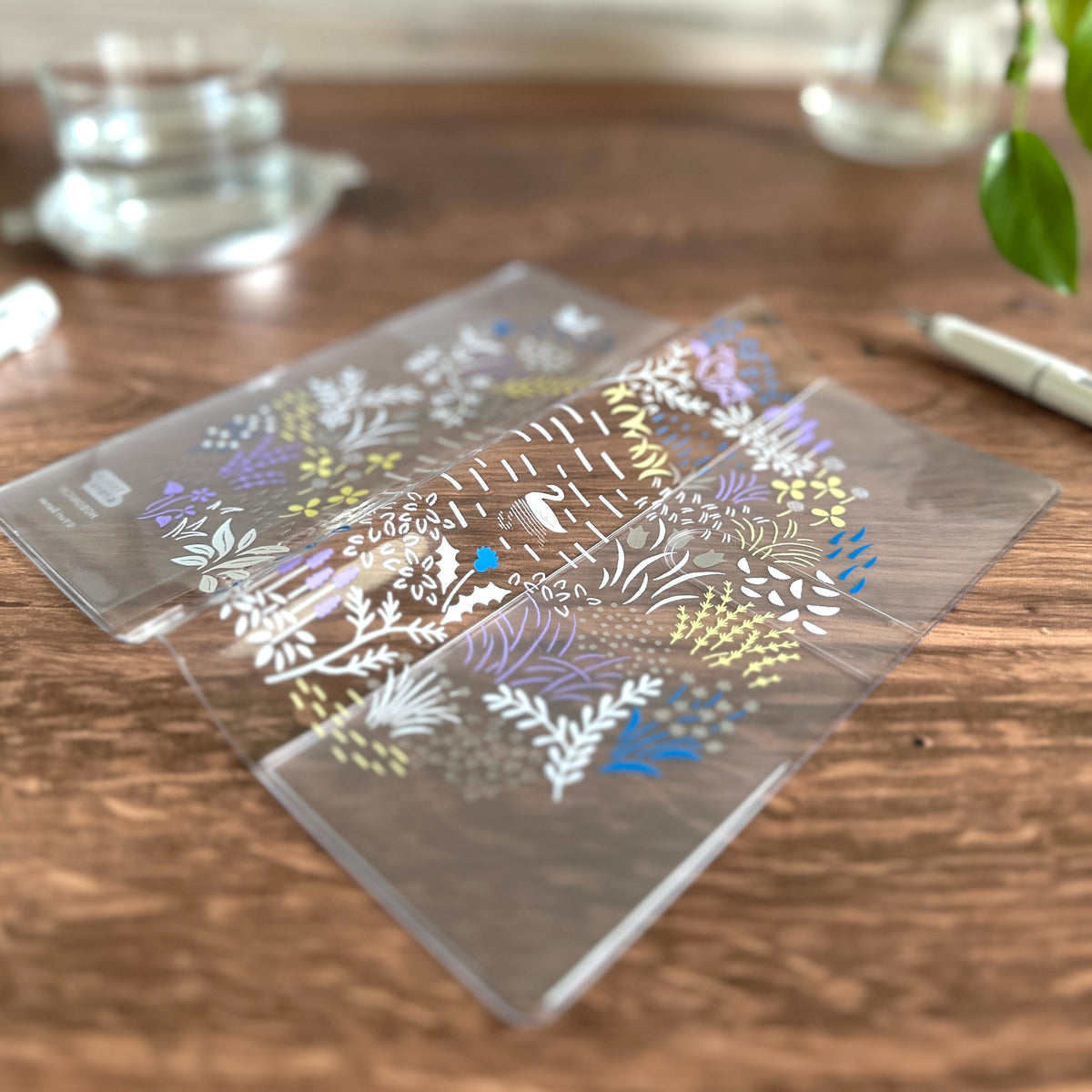 [Hobonichi] Yuri Sanae: Clear Cover for Weeks (Forest Lake)