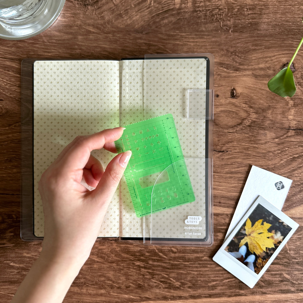 [Hobonichi] Yuri Sanae: Clear Cover for Weeks (Forest Lake)