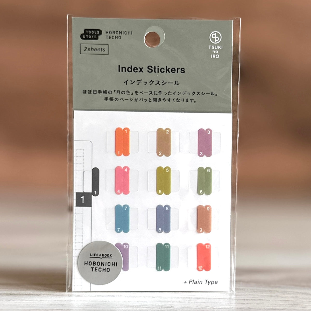 [Hobonichi] TSUKI no IRO: Index Stickers