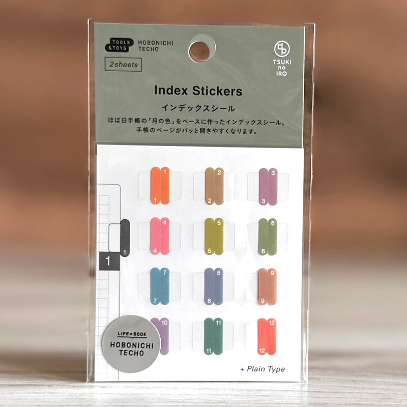 [Hobonichi] TSUKI no IRO: Index Stickers