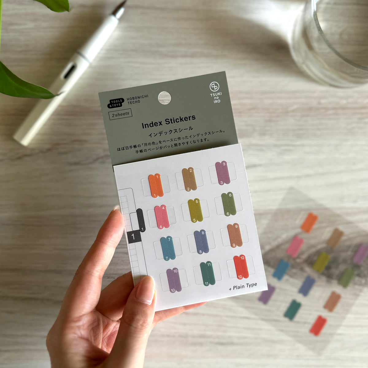 [Hobonichi] TSUKI no IRO: Index Stickers