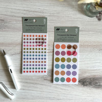 [Hobonichi] TSUKI no IRO: Transparent Dot Stickers