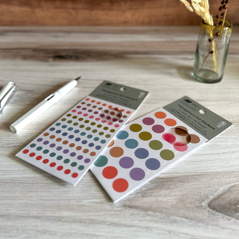 [Hobonichi] TSUKI no IRO: Transparent Dot Stickers