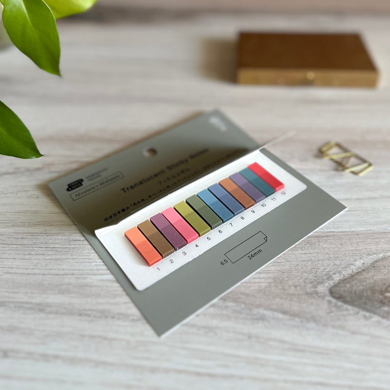 [Hobonichi] TSUKI no IRO: Transluscent Sticky Notes