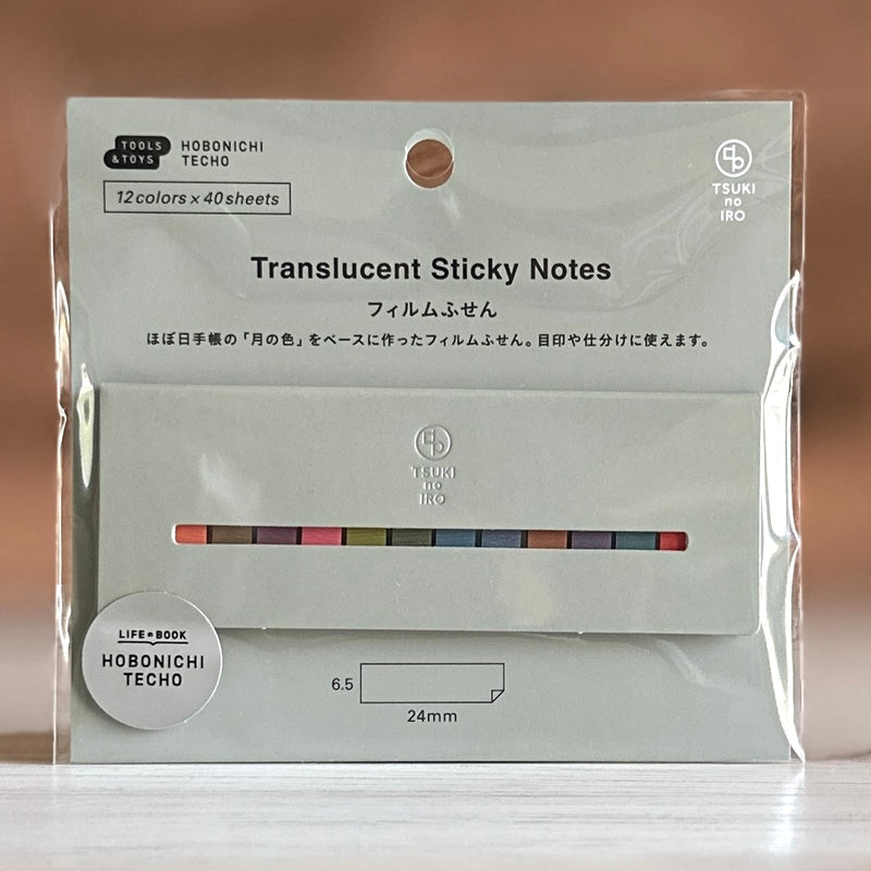 [Hobonichi] TSUKI no IRO: Transluscent Sticky Notes