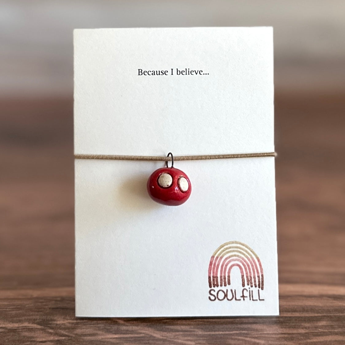 [BKxSoulfill] Ceramic Charm // DARUMA