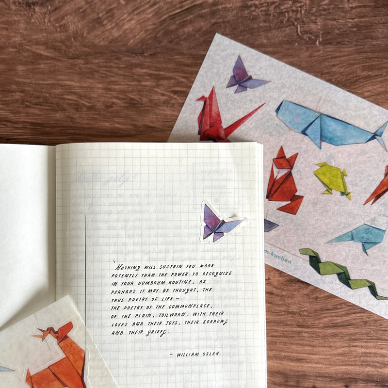 [BK Original Sticker] Origami Animals