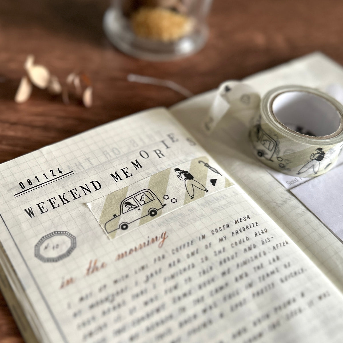 [necktie × mizushima Masking Tape] On the Go