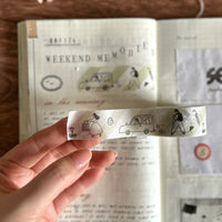 [necktie × mizushima Masking Tape] On the Go