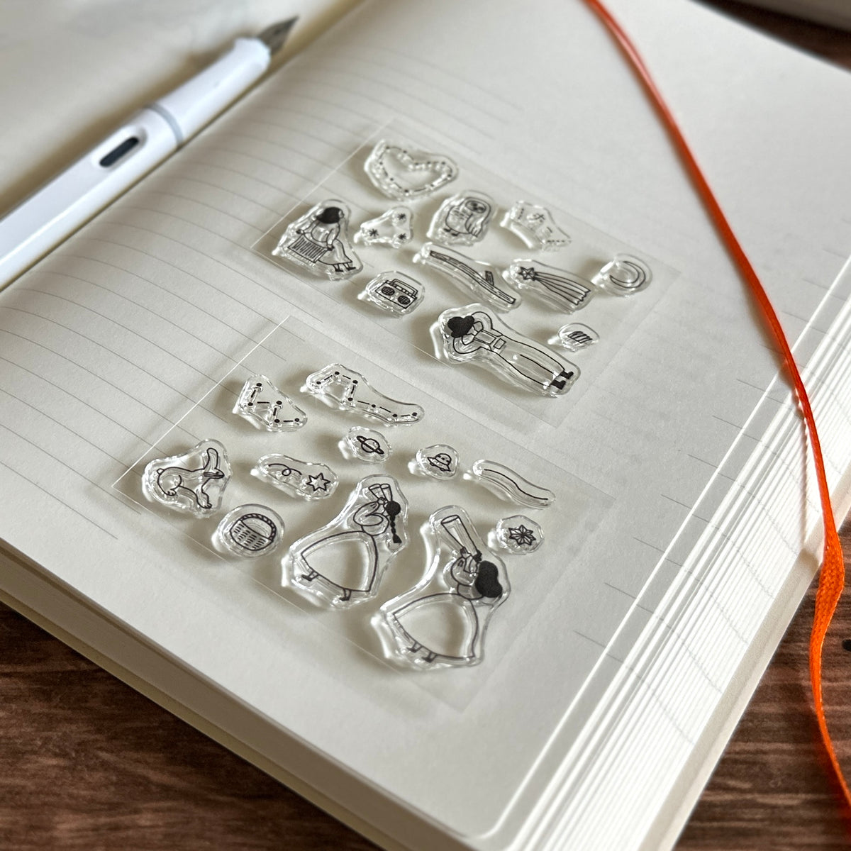 [necktie × mizushima Clear Stamps] Searching for Stars