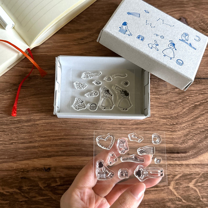 [necktie × mizushima Clear Stamps] Searching for Stars
