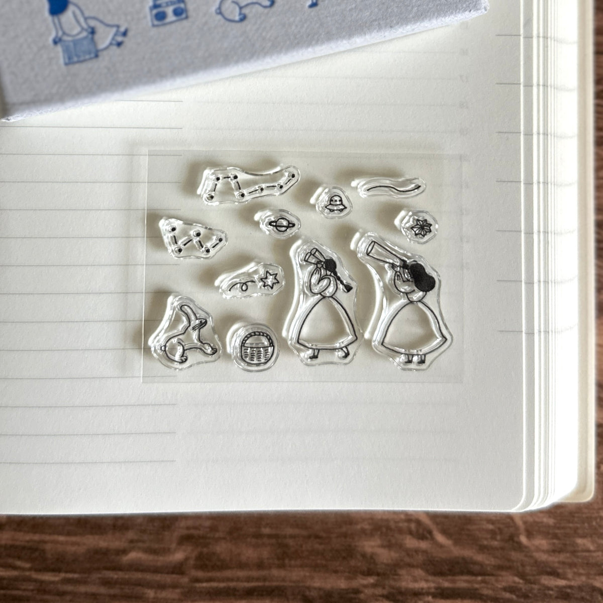 [necktie × mizushima Clear Stamps] Searching for Stars