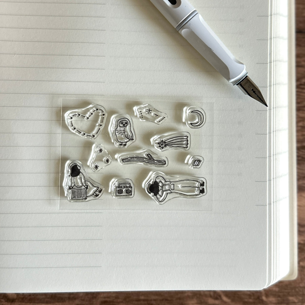 [necktie × mizushima Clear Stamps] Searching for Stars