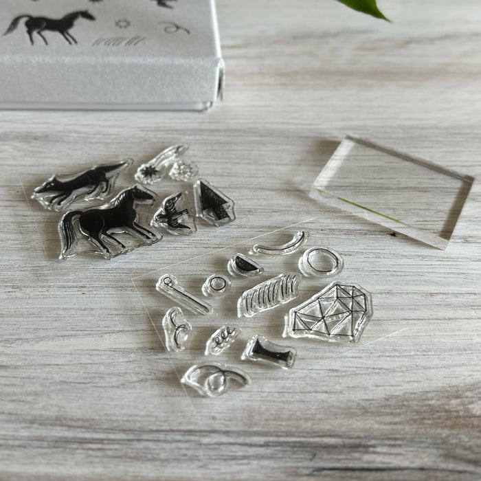 [Nishi Shuku × mizushima Clear Stamps] In the Night