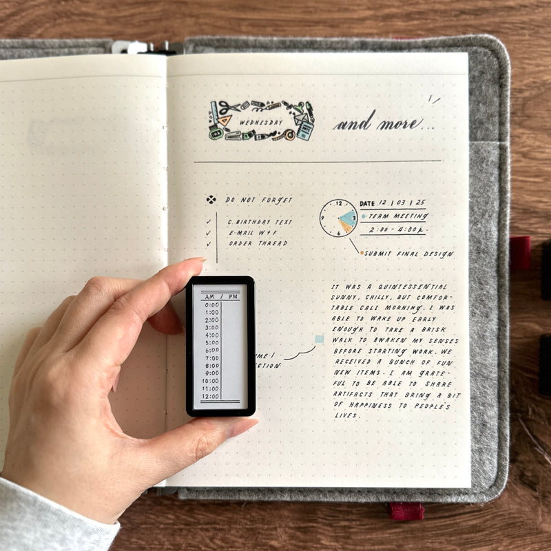 [MIDORI] Paintable Stamp // Rectangle