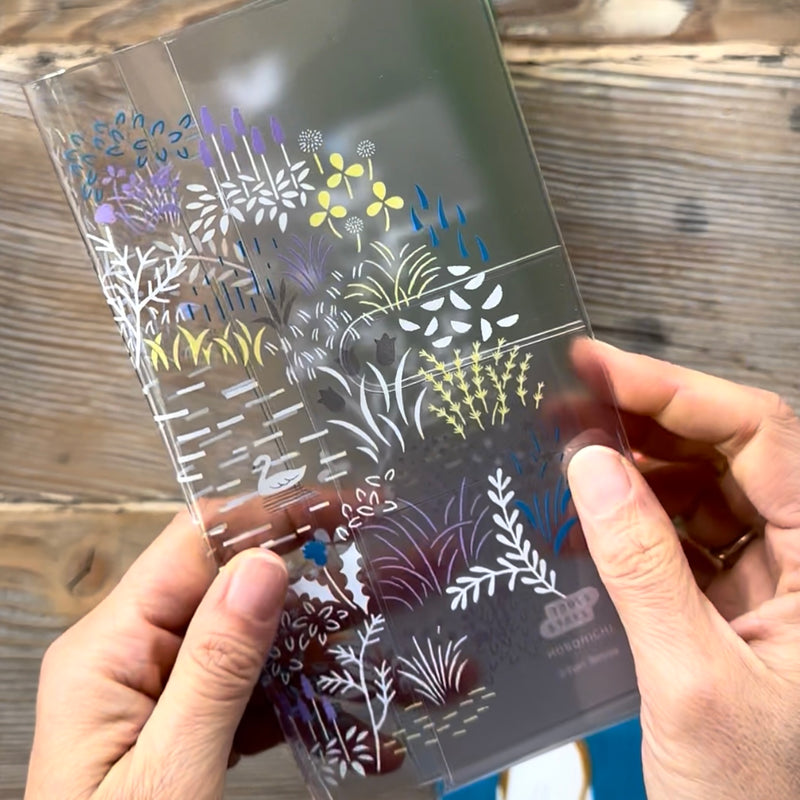 [Hobonichi] Yuri Sanae: Clear Cover for Weeks (Forest Lake)