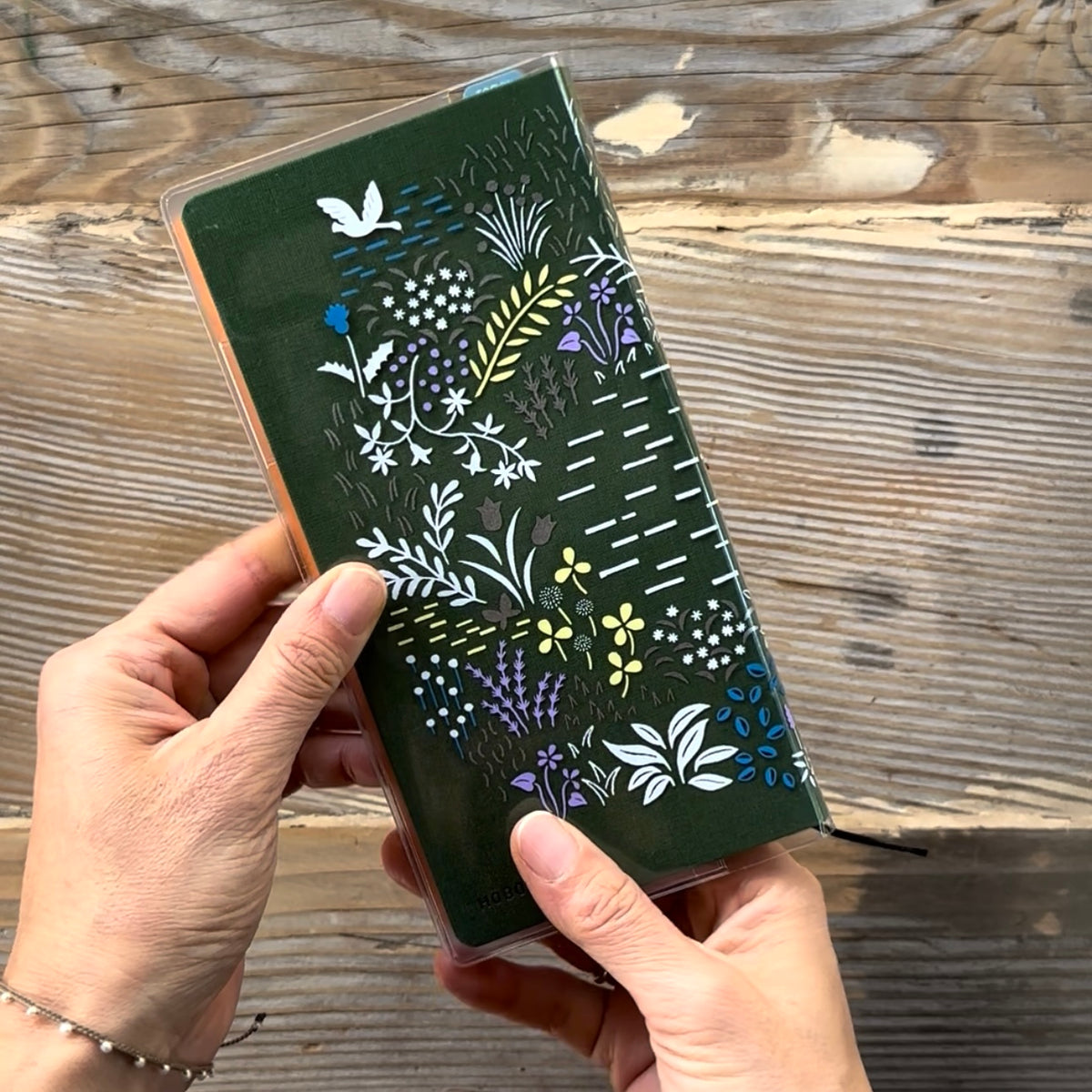 [Hobonichi] Yuri Sanae: Clear Cover for Weeks (Forest Lake)