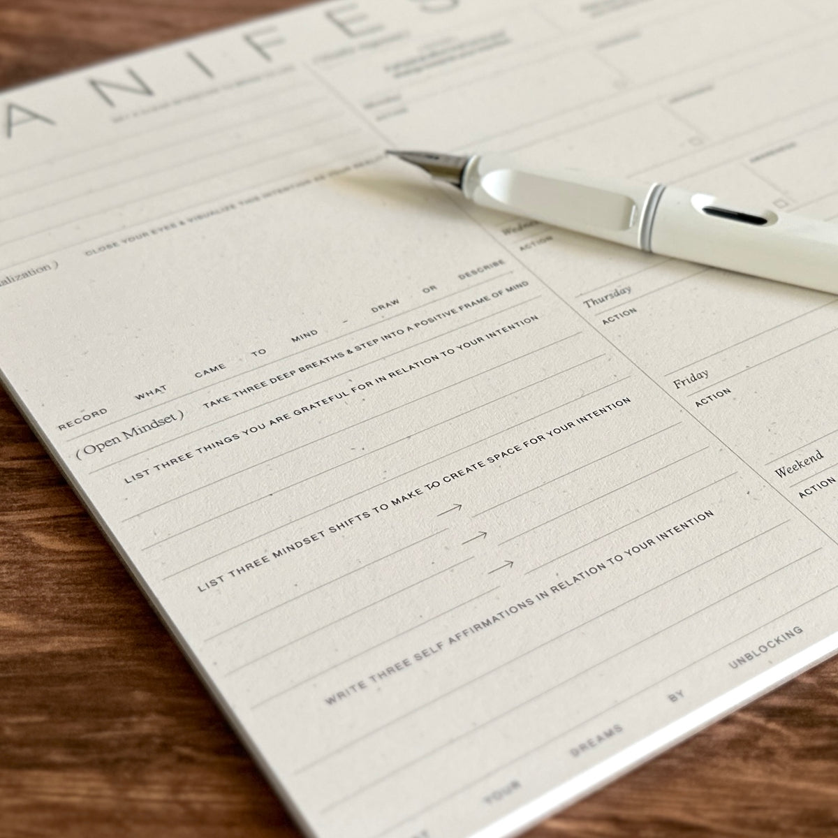 [Wilde House Paper] Manifestation Pad