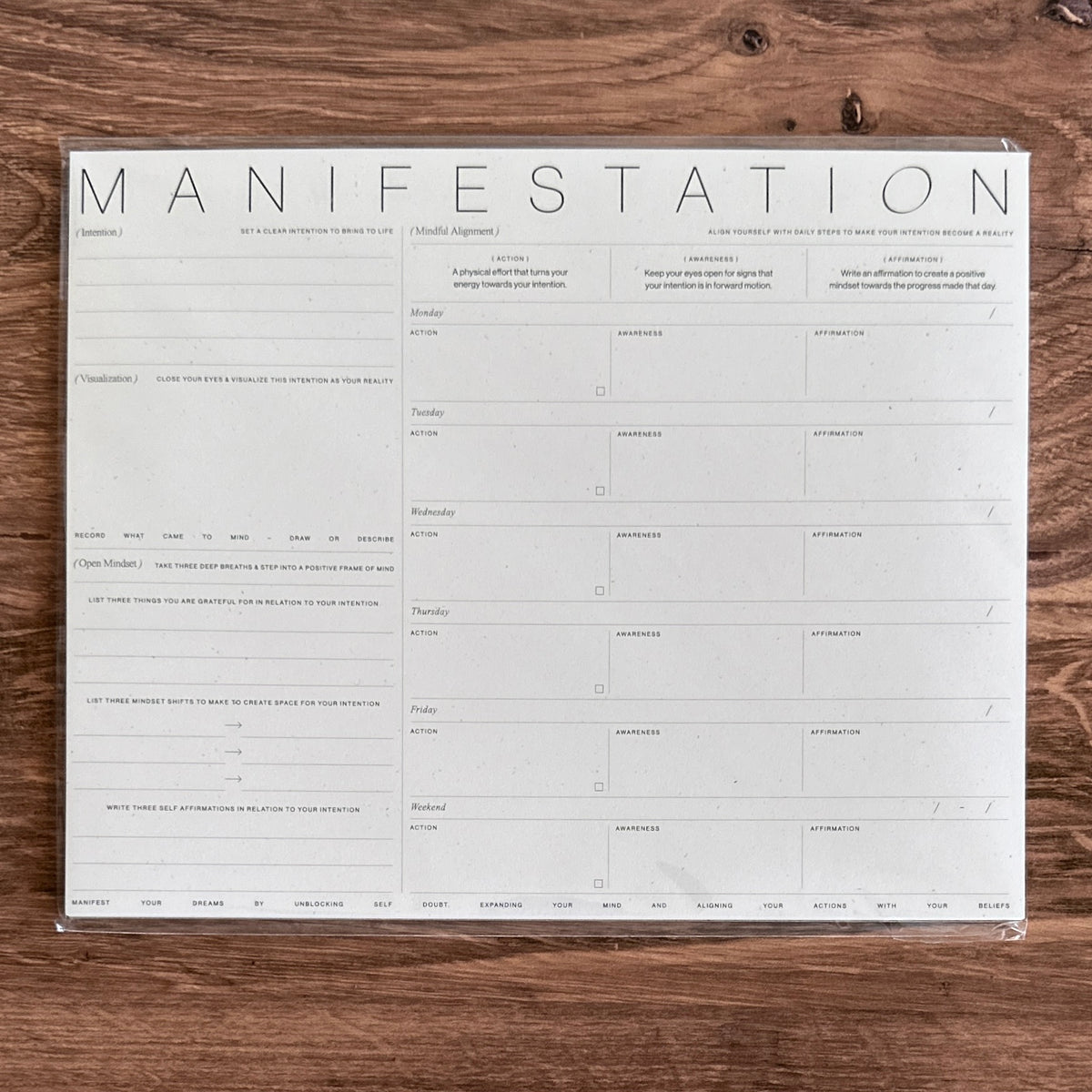 [Wilde House Paper] Manifestation Pad