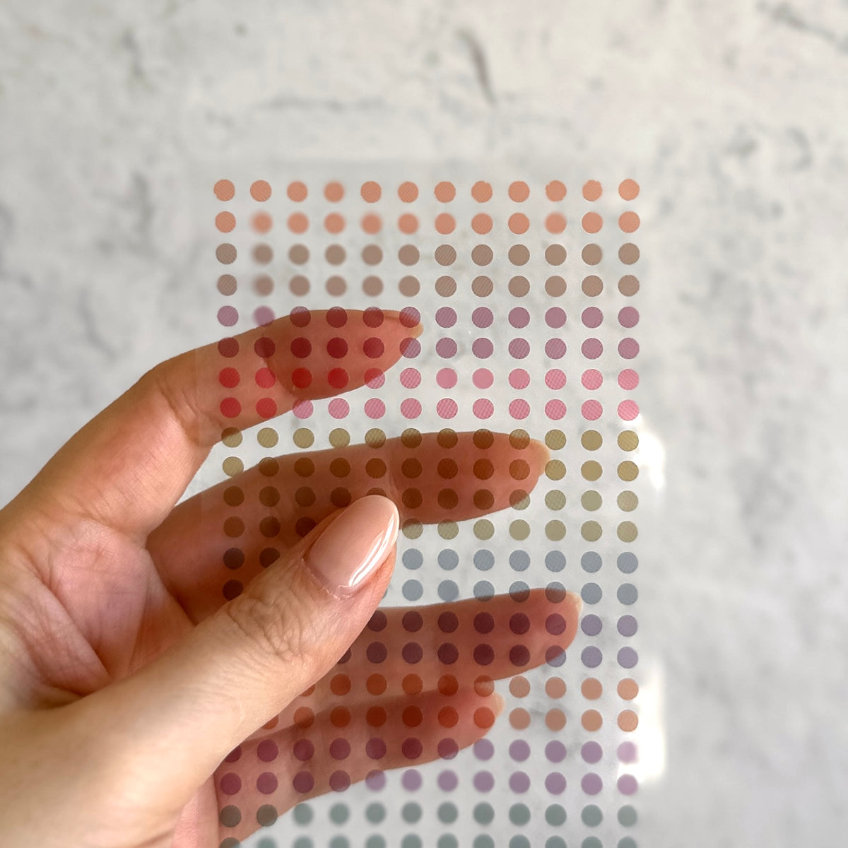 [Hobonichi] TSUKI no IRO: Transparent Dot Stickers