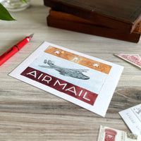 [BK Original Postcard] Clipper Airplane