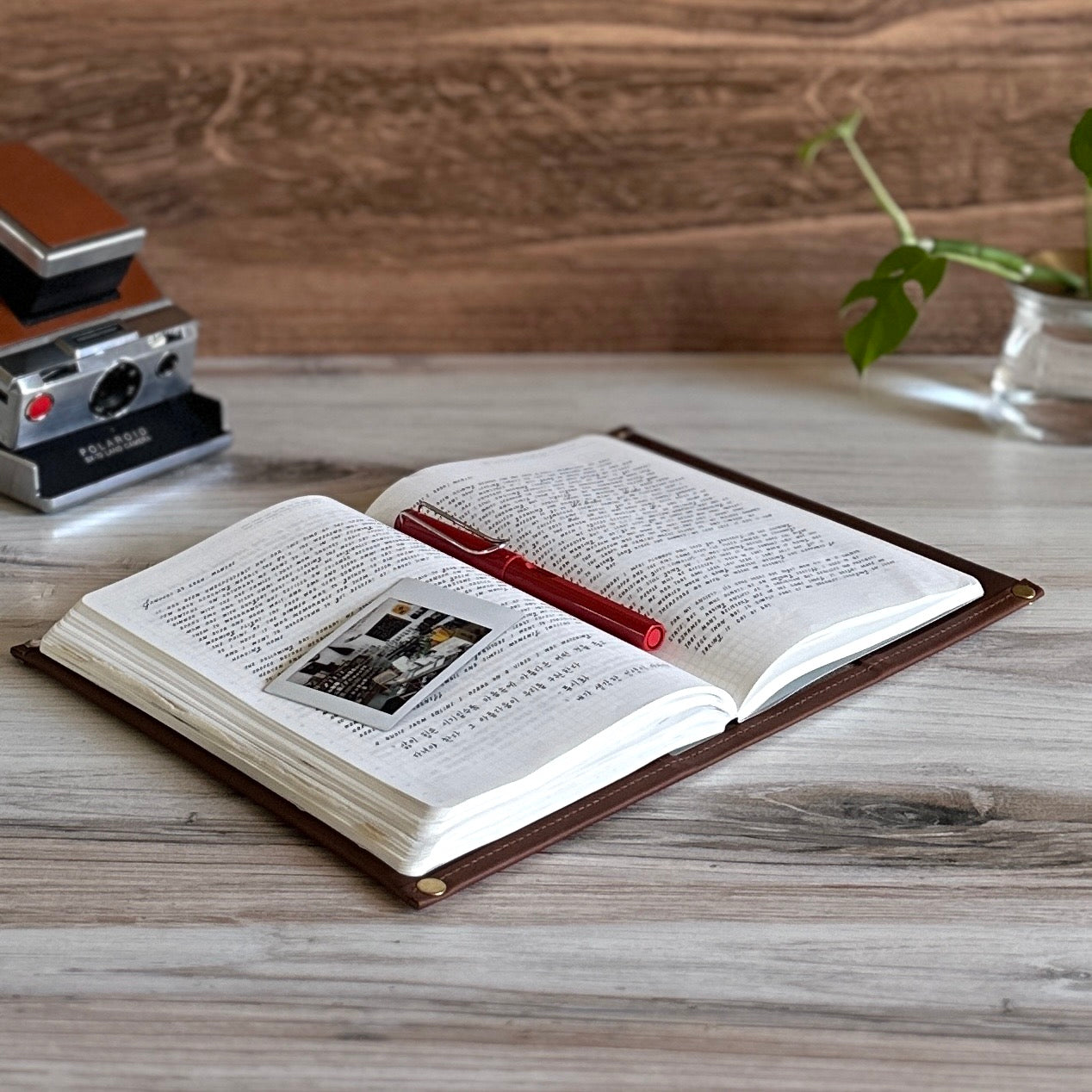 &Liebe] Tochigi Leather Notebook Cover (A5) – Baum-kuchen